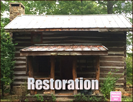 Historic Log Cabin Restoration  Chesapeake, Ohio